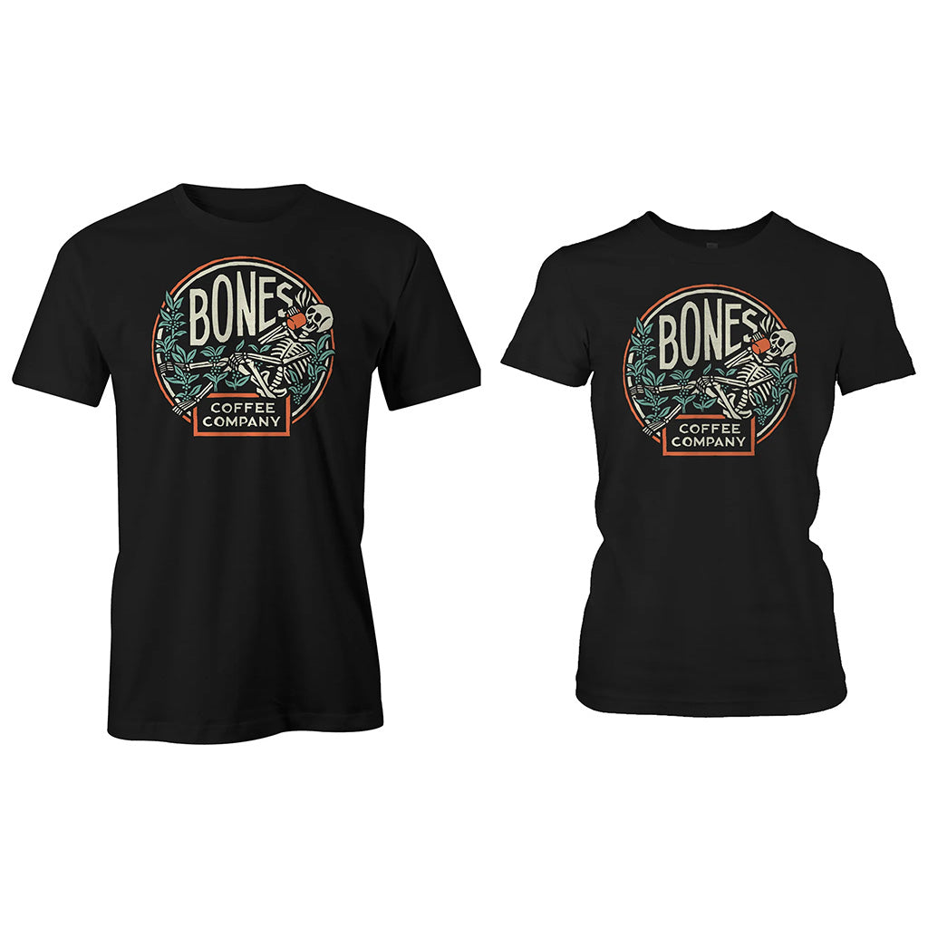 Classic Logo Tee (Men's, Small) - Bones Coffee Company