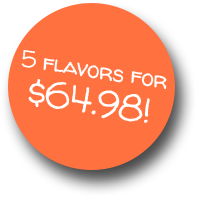 Special offer badge: 5 flavors for $64.98.