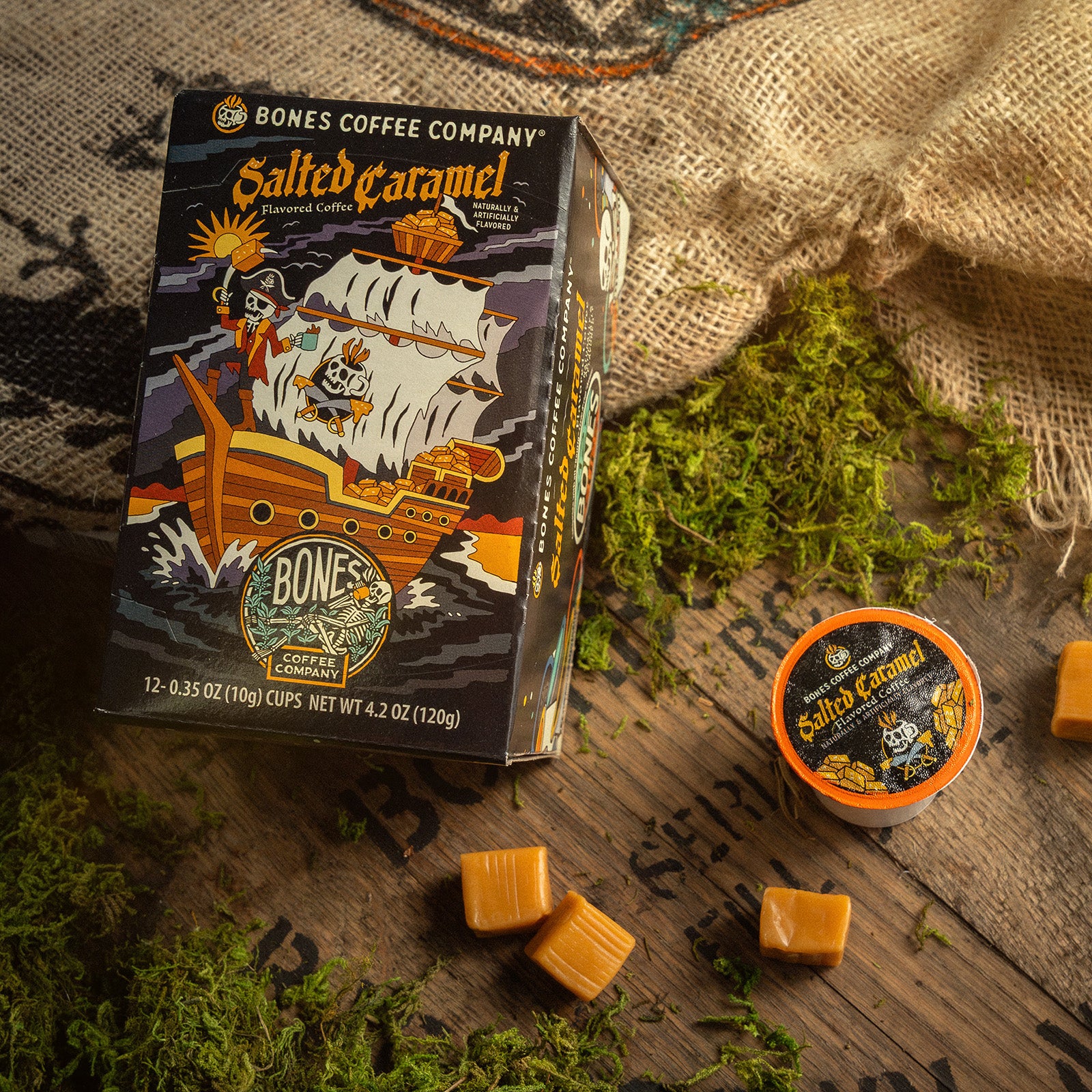 Bones Coffee Salted Caramel 12Ct Cups