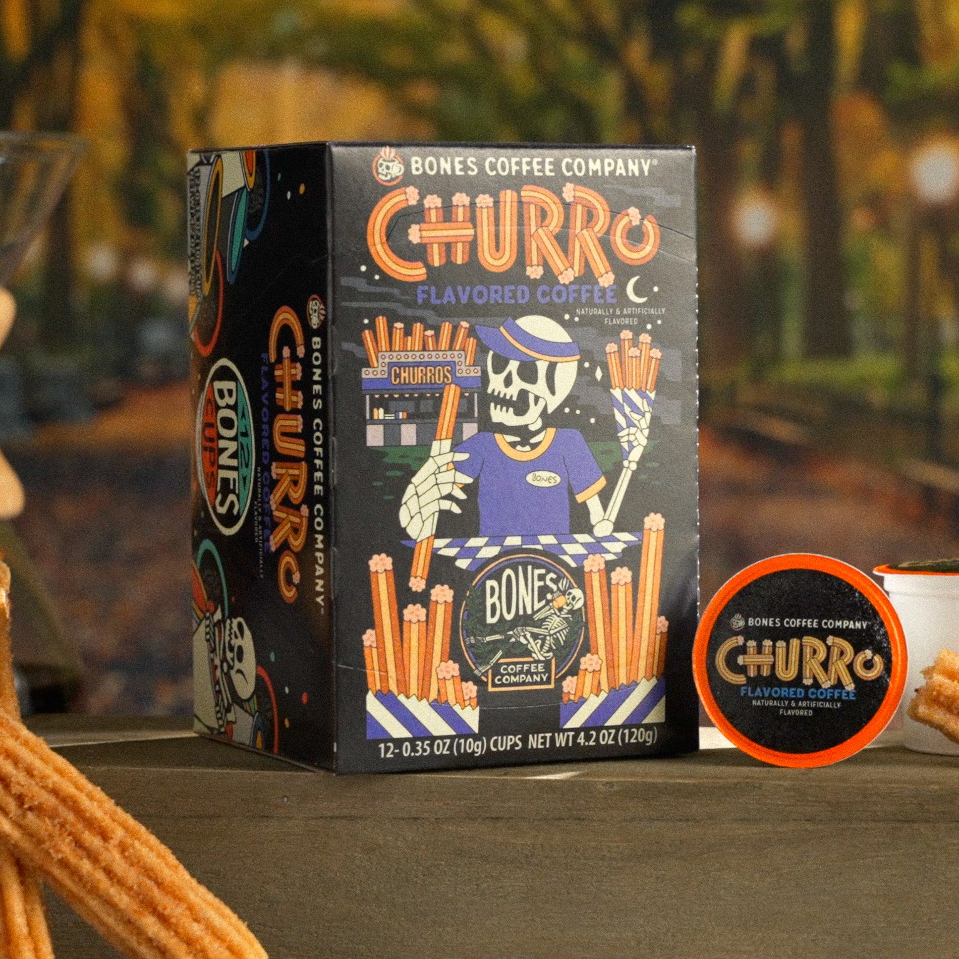 Churro Bones Cups - 12 Count | Bones Coffee