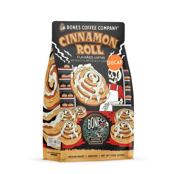 Decaf Cinnamon Roll | 12oz | Bones Coffee
