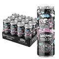 A 12-pack and single can of the Cookies N’ Dreams Latte. Its flavor is cookies and cream and it has a skeleton in a bed holding a tub of ice cream in one hand and a cookie in the other hand on its art.