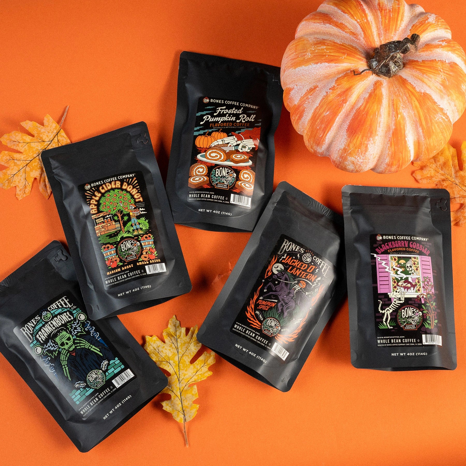 Bones' Fall Favorites Sample Pack | Bones Coffee