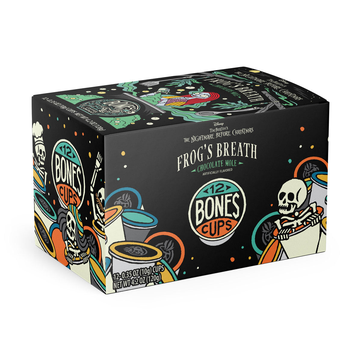 Bones Coffee K Cups Variety Pack Frog's Breath Bones Cups - 12 Count | Bones Coffee