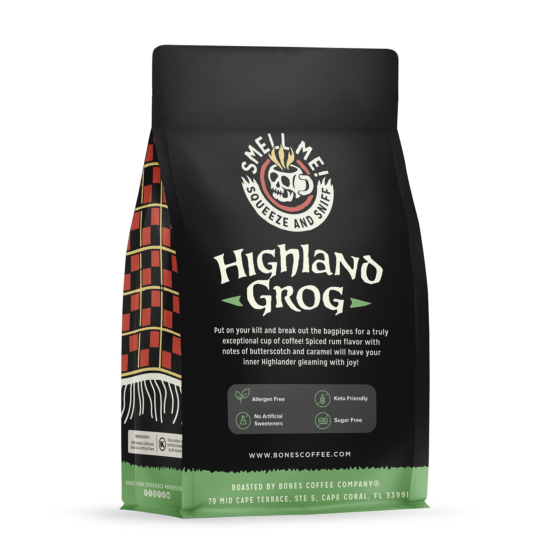 Highland Grog Coffee (Whole Bean) by Bones Coffee Company