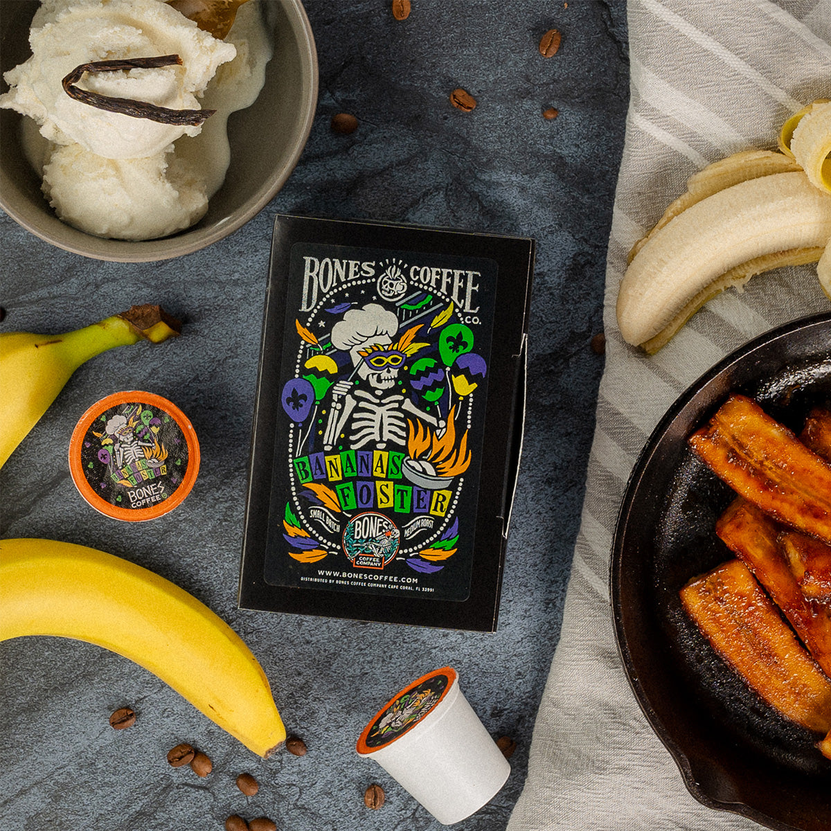 Bananas Foster Coffee Coffee Pods DessertInspired Coffee Bones Coffee