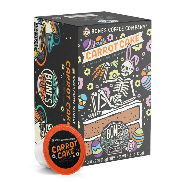 Carrot Cake Bones Cups - 12 Count | Bones Coffee