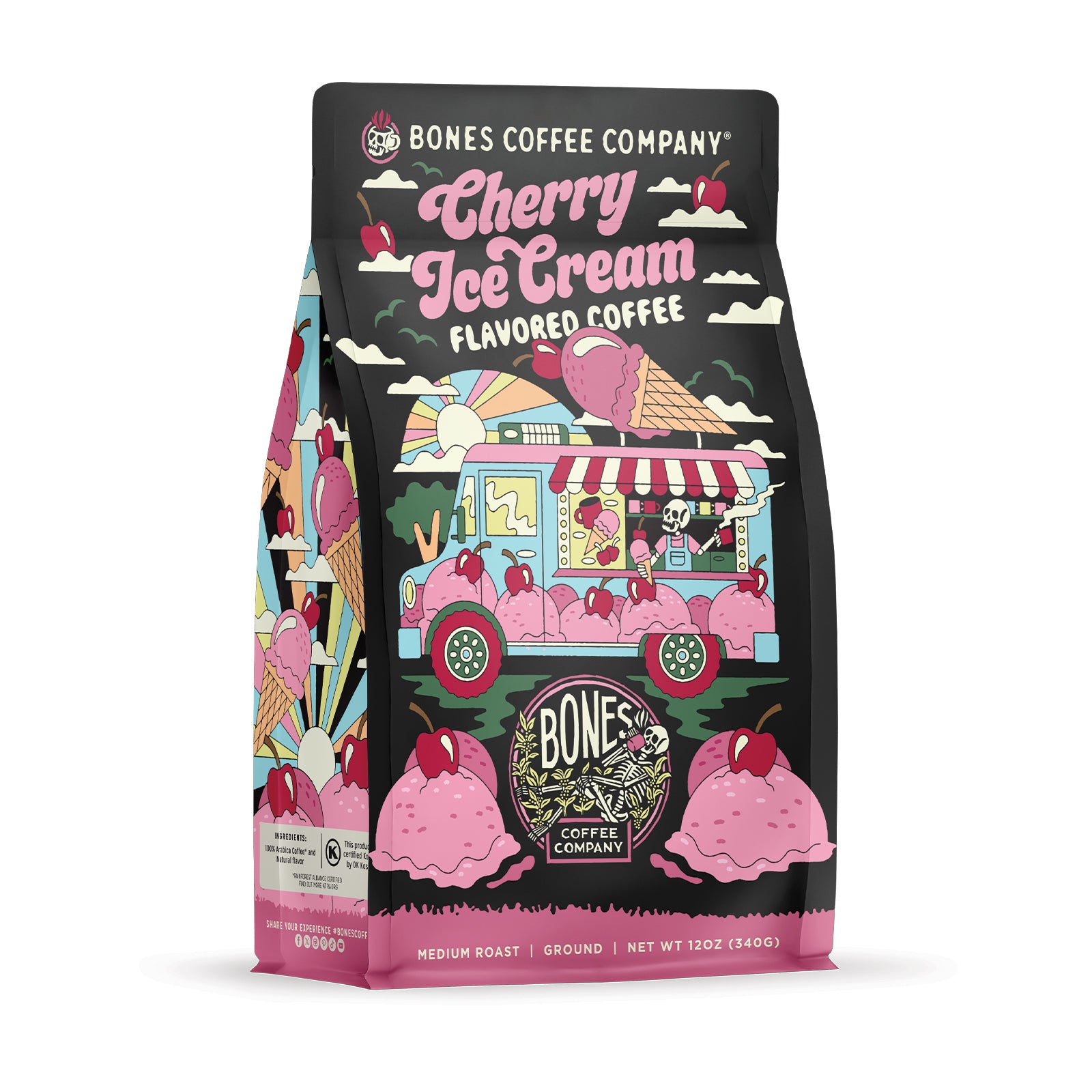 Bones Coffee Company Bones Coffee Company Cherry Ice Cream — product image