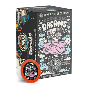 Cookies N Dreams Single Serve Coffee Pods – Bones Coffee Company