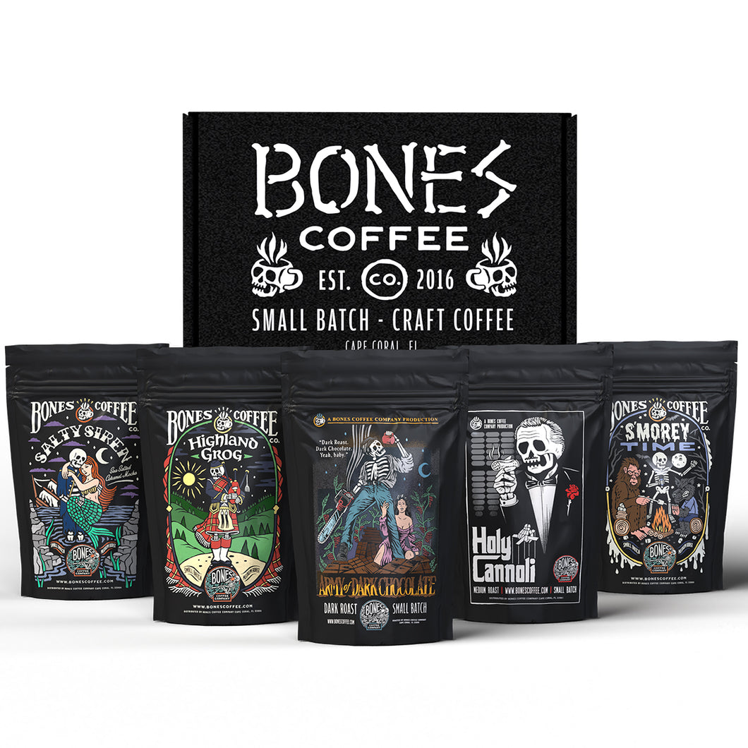 Bones' Favorite Flavors Sample Pack