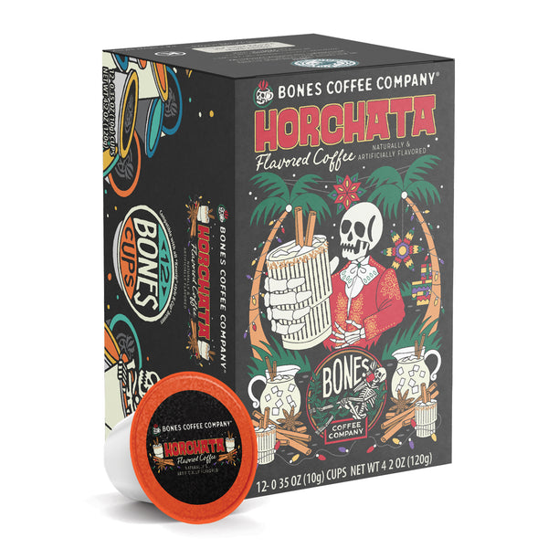 Horchata Bones Cups - 12 Count | Bones Coffee