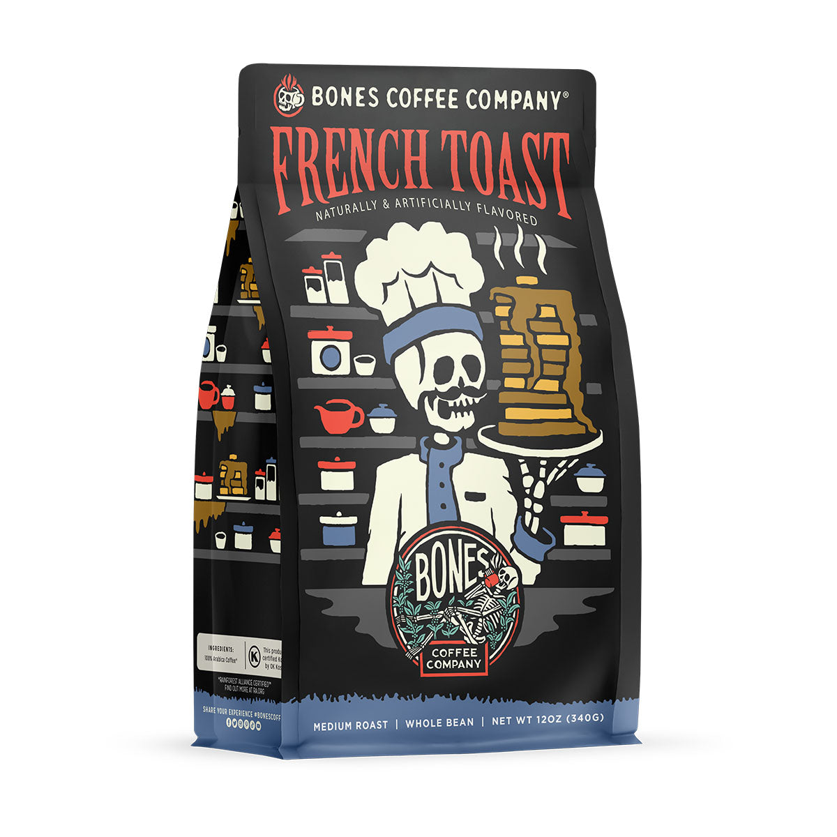 French Toast Coffee Freshly Roasted to Order Bones Coffee Company
