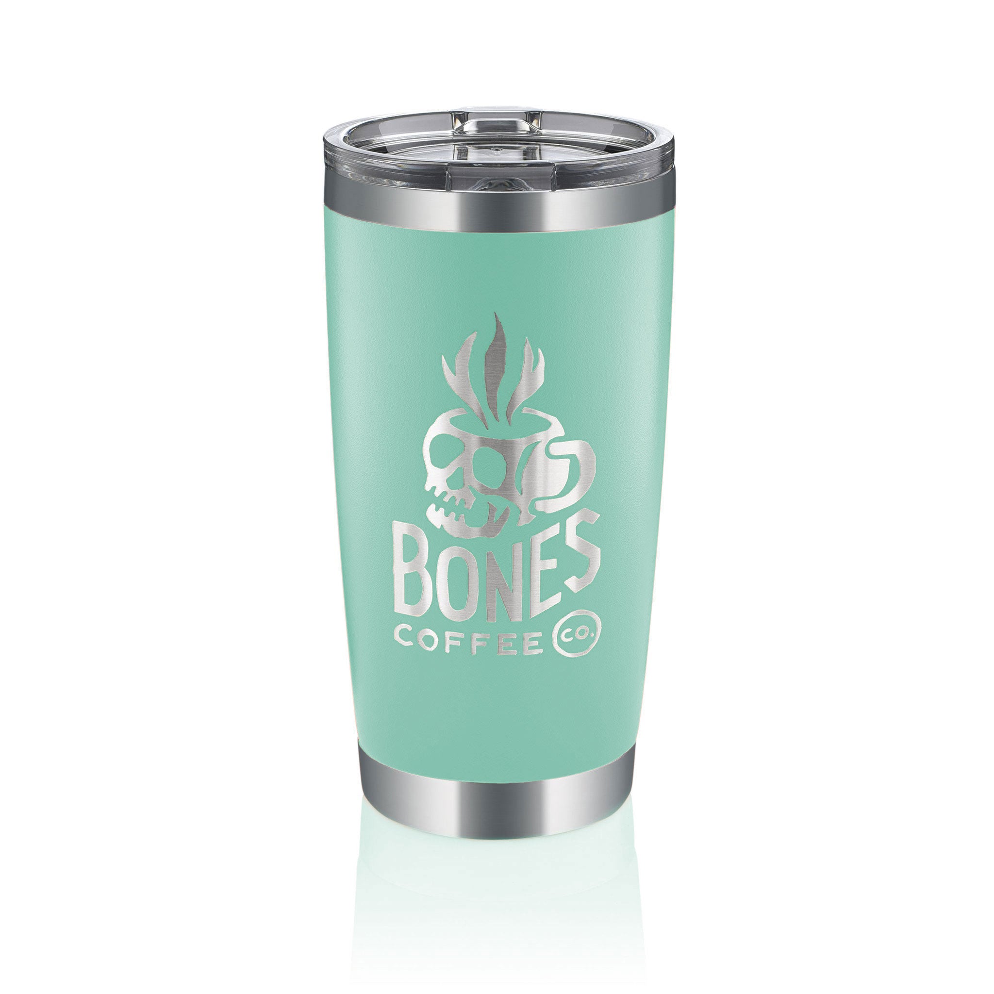 Hot/Cold Tumbler (Robin's Egg Blue) Ð Bones Coffee Company