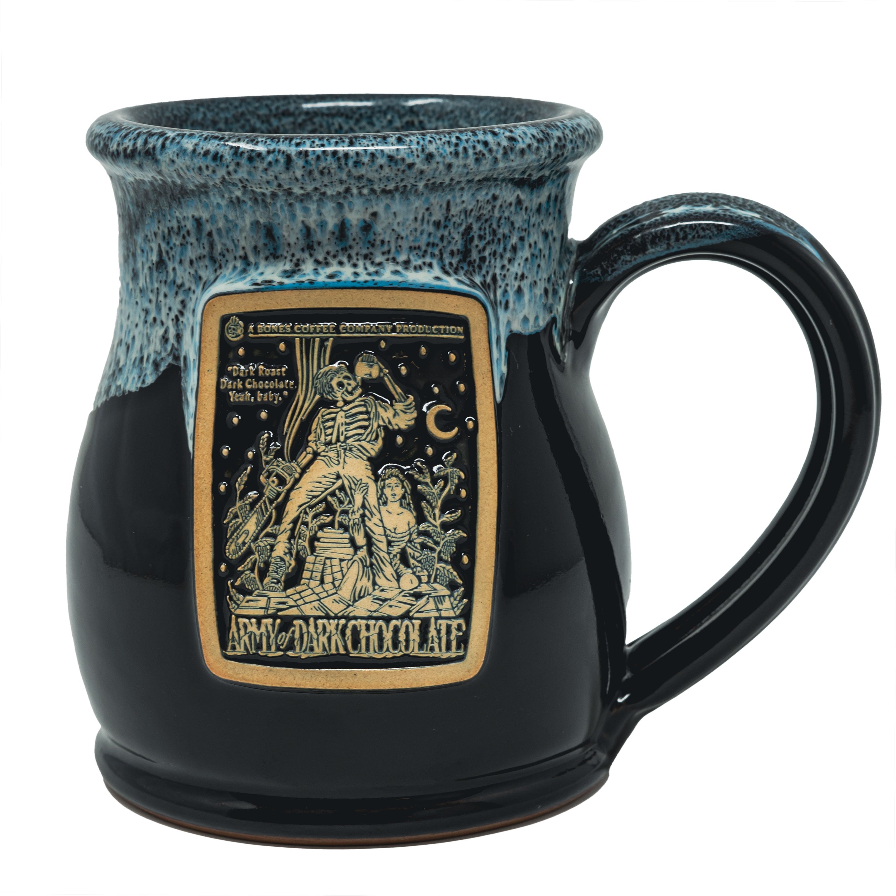 Mugs: Double-Handled Coffee Mug, Men in the Arena